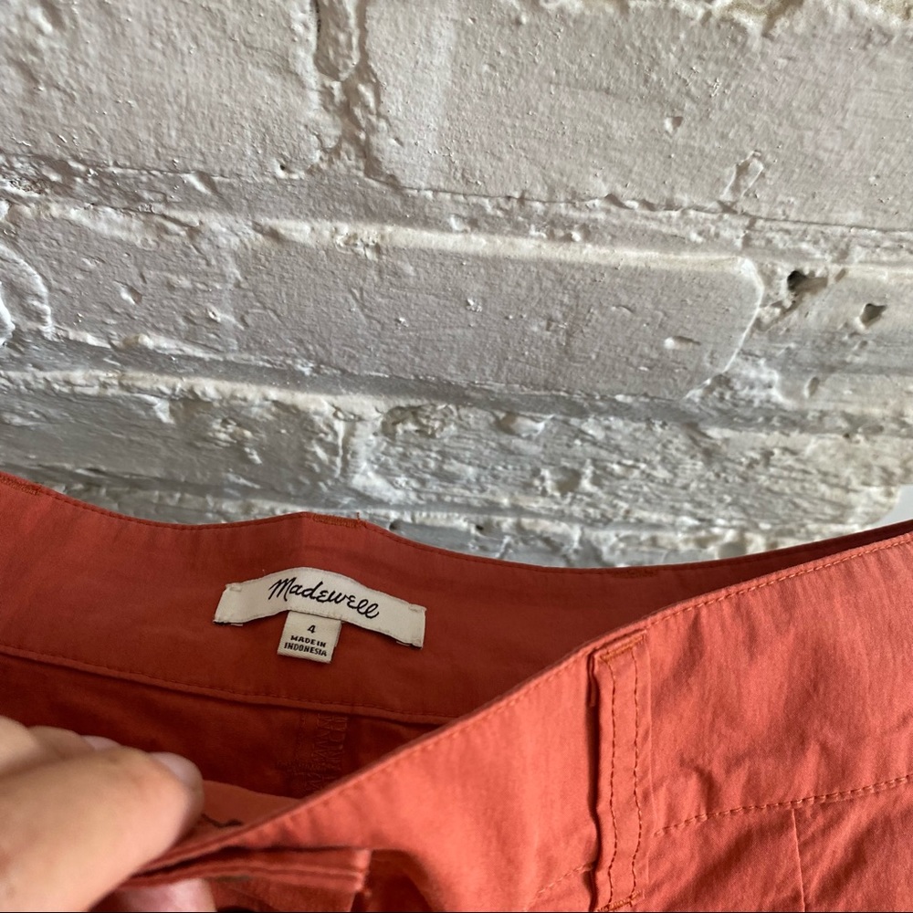 Madewell Pleated Button Front Midi Skirt - Picture 5 of 7